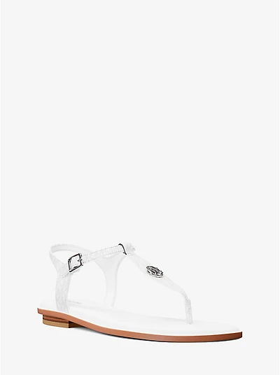 Mallory Signature Logo T-Strap Sandal