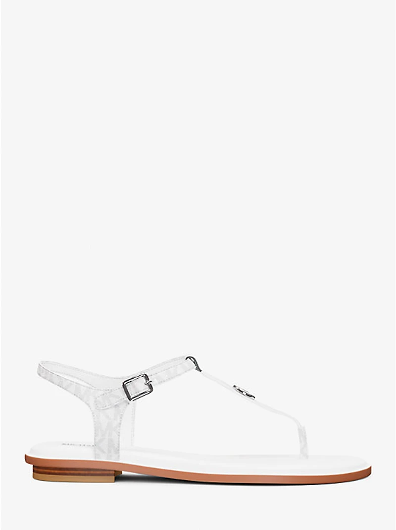 Mallory Signature Logo T-Strap Sandal