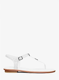 Mallory Signature Logo T-Strap Sandal