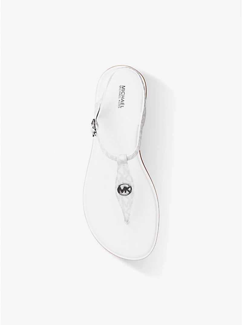 Mallory Signature Logo T-Strap Sandal