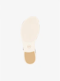 Mallory Signature Logo T-Strap Sandal