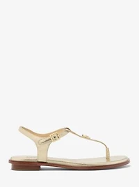 Mallory Metallic T-Strap Sandal