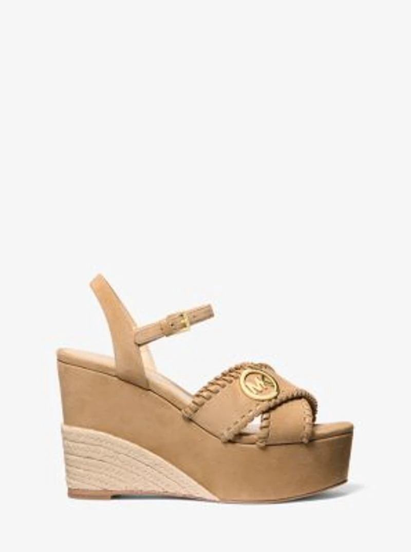 Hannah Suede Platform Sandal