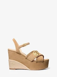 Hannah Suede Platform Sandal