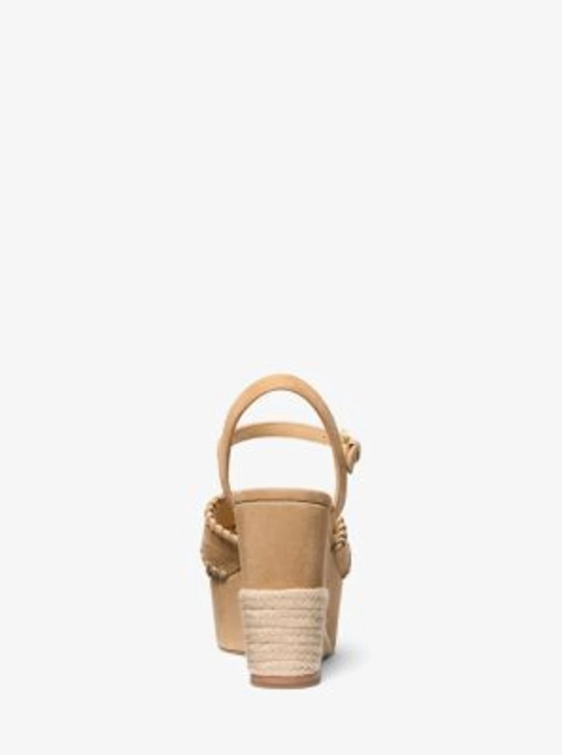 Hannah Suede Platform Sandal