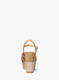 Hannah Suede Platform Sandal