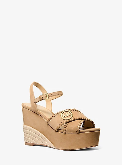 Hannah Suede Platform Sandal