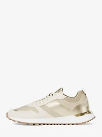 Jesse Metallic Stretch Knit Trainer