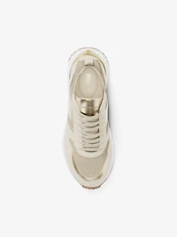 Jesse Metallic Stretch Knit Trainer