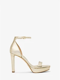 Margot Metallic Platform Sandal