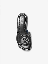 Hannah Denim Slide Sandal