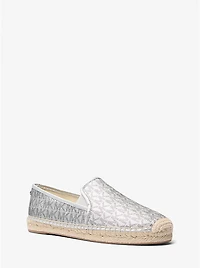 Hastings Metallic Signature Logo Espadrille