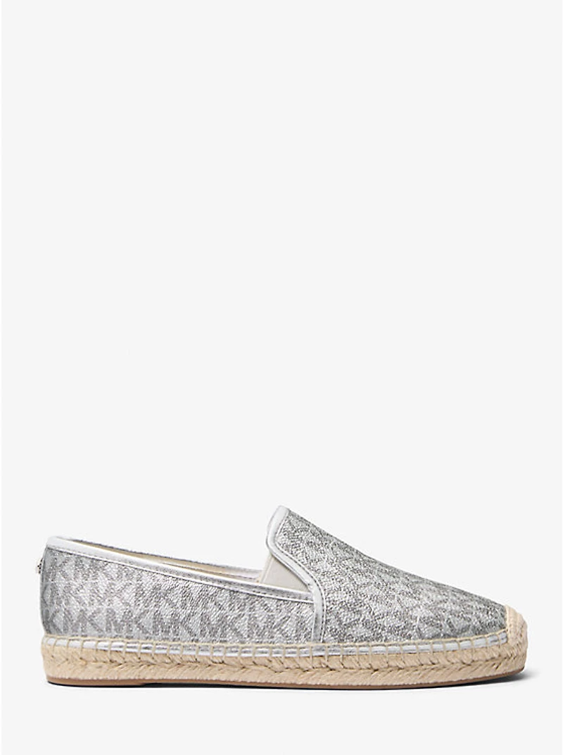 Hastings Metallic Signature Logo Espadrille