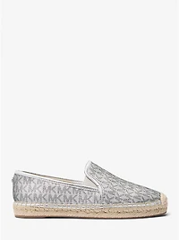 Hastings Metallic Signature Logo Espadrille