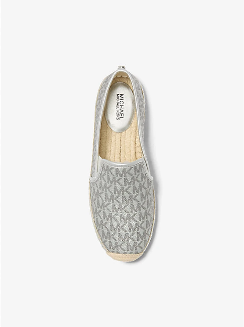 Hastings Metallic Signature Logo Espadrille