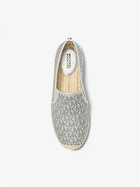 Hastings Metallic Signature Logo Espadrille