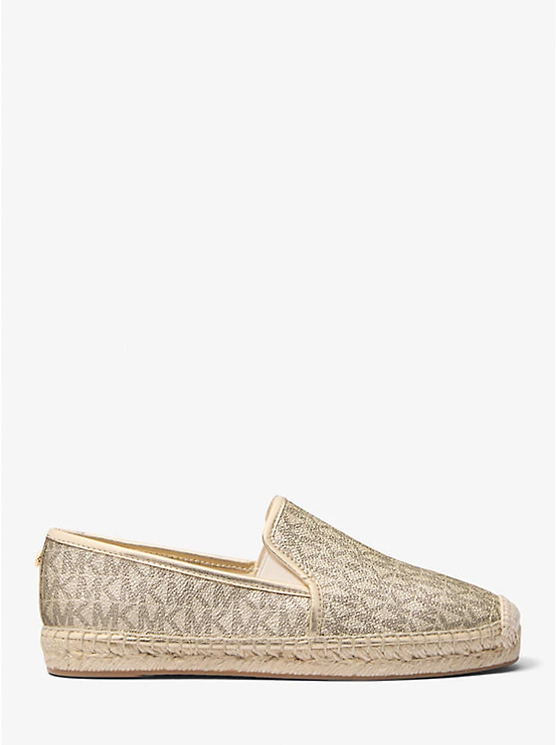 Hastings Metallic Signature Logo Espadrille
