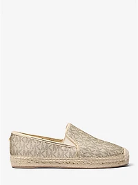 Hastings Metallic Signature Logo Espadrille