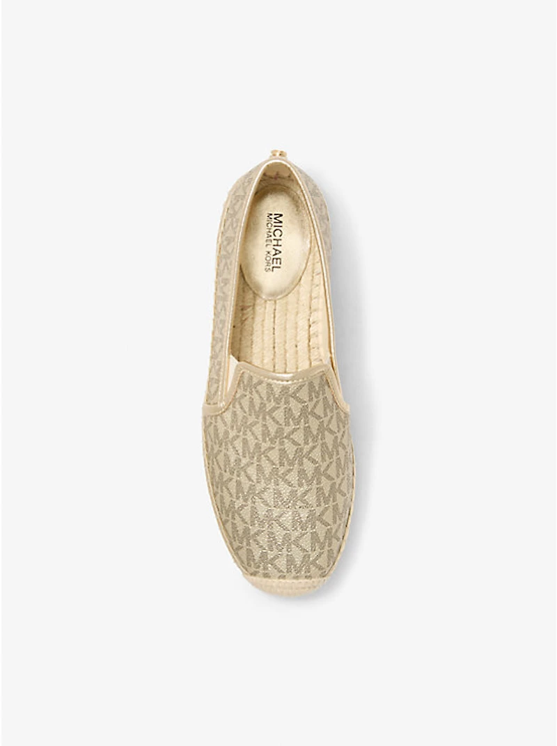 Hastings Metallic Signature Logo Espadrille