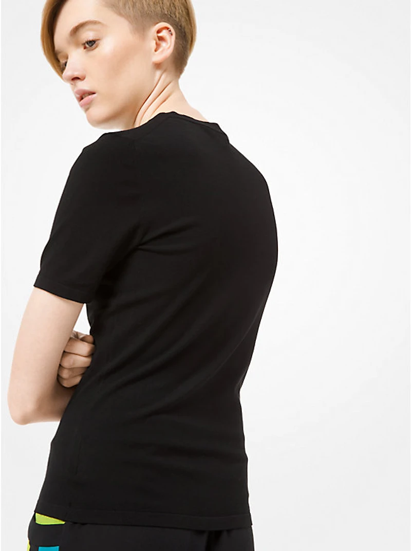 Stretch-Viscose T-Shirt