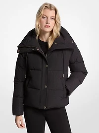 Signature Logo Quilted Puffer Jacket