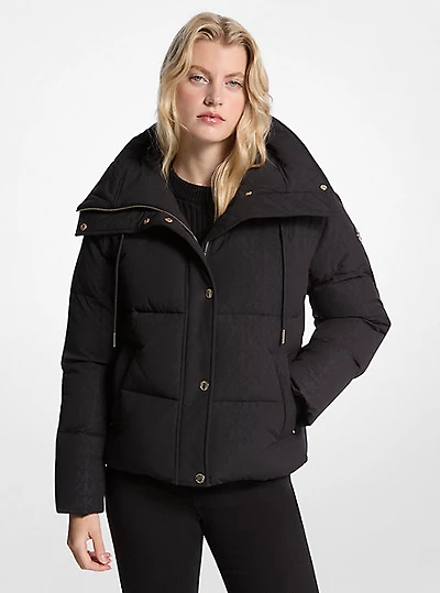 Signature Logo Quilted Puffer Jacket
