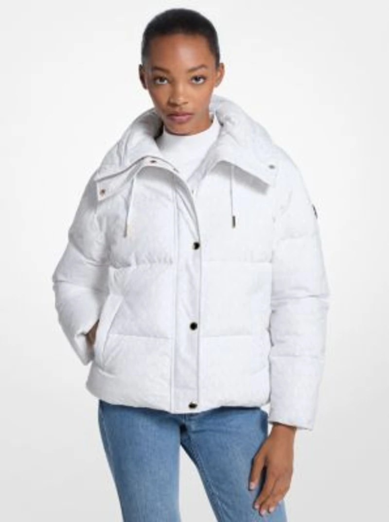Signature Logo Quilted Puffer Jacket