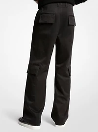 Stretch Cotton Cargo Pants