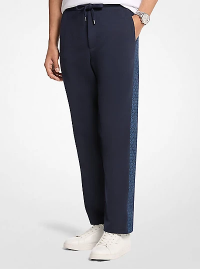 Cotton Blend Track Pants