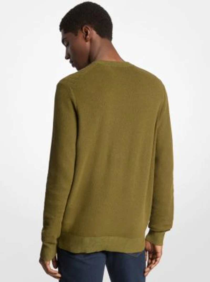 Cotton Mouliné Sweater
