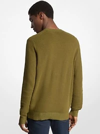 Cotton Mouliné Sweater