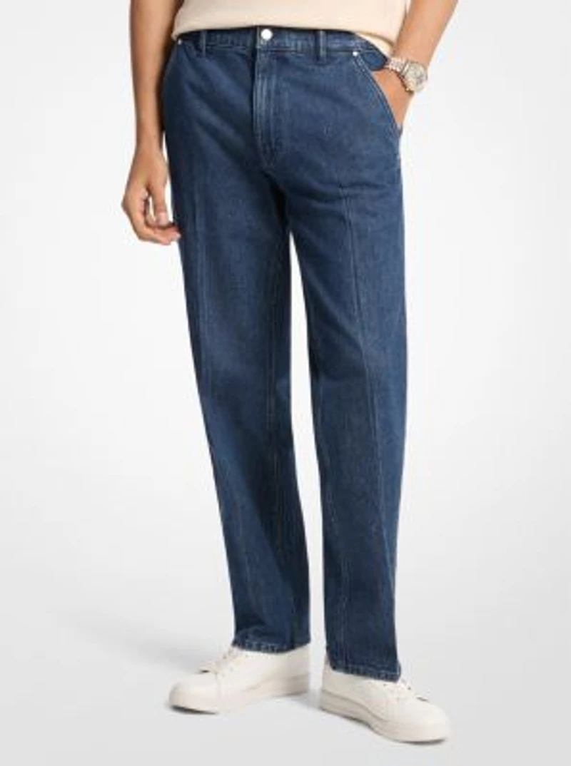 Finn Straight-Fit Stretch Denim Jeans