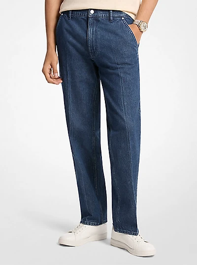 Finn Straight-Fit Stretch Denim Jeans