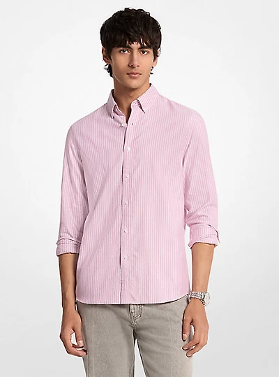 Classic-Fit Striped Cotton Shirt
