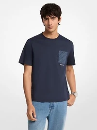 Signature Logo Pocket Cotton T-shirt