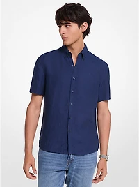 Slim-Fit Linen Shirt