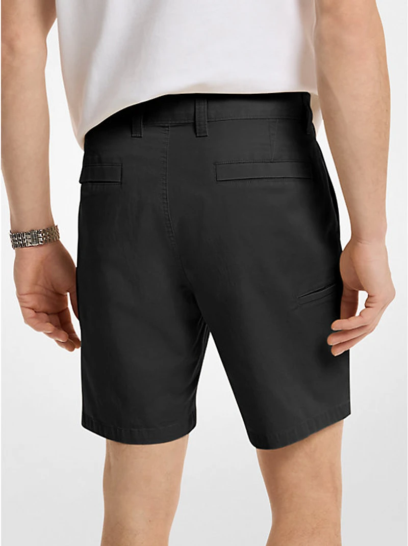 Stretch Cotton Shorts