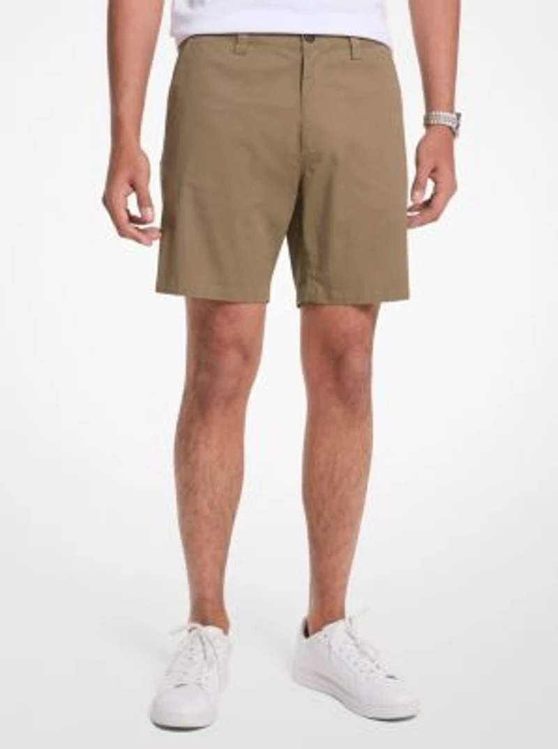 Stretch Cotton Shorts