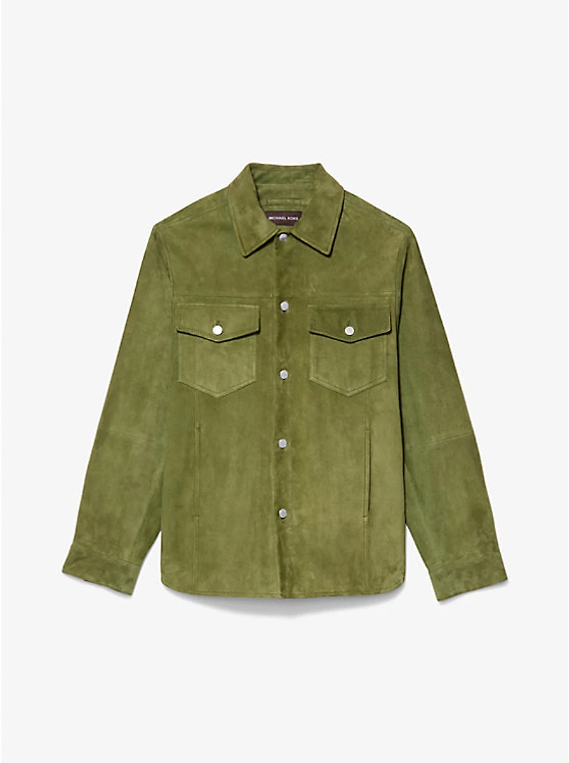 Suede Shirt Jacket