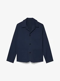 Cotton-and-Linen Blend Chore Coat