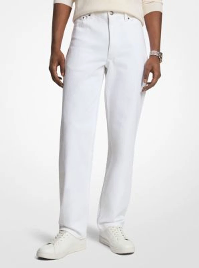 Finn Straight-Leg Stretch Denim Jeans