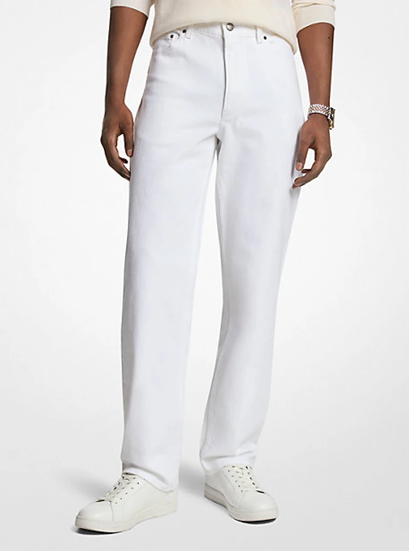 Finn Straight-Leg Stretch Denim Jeans
