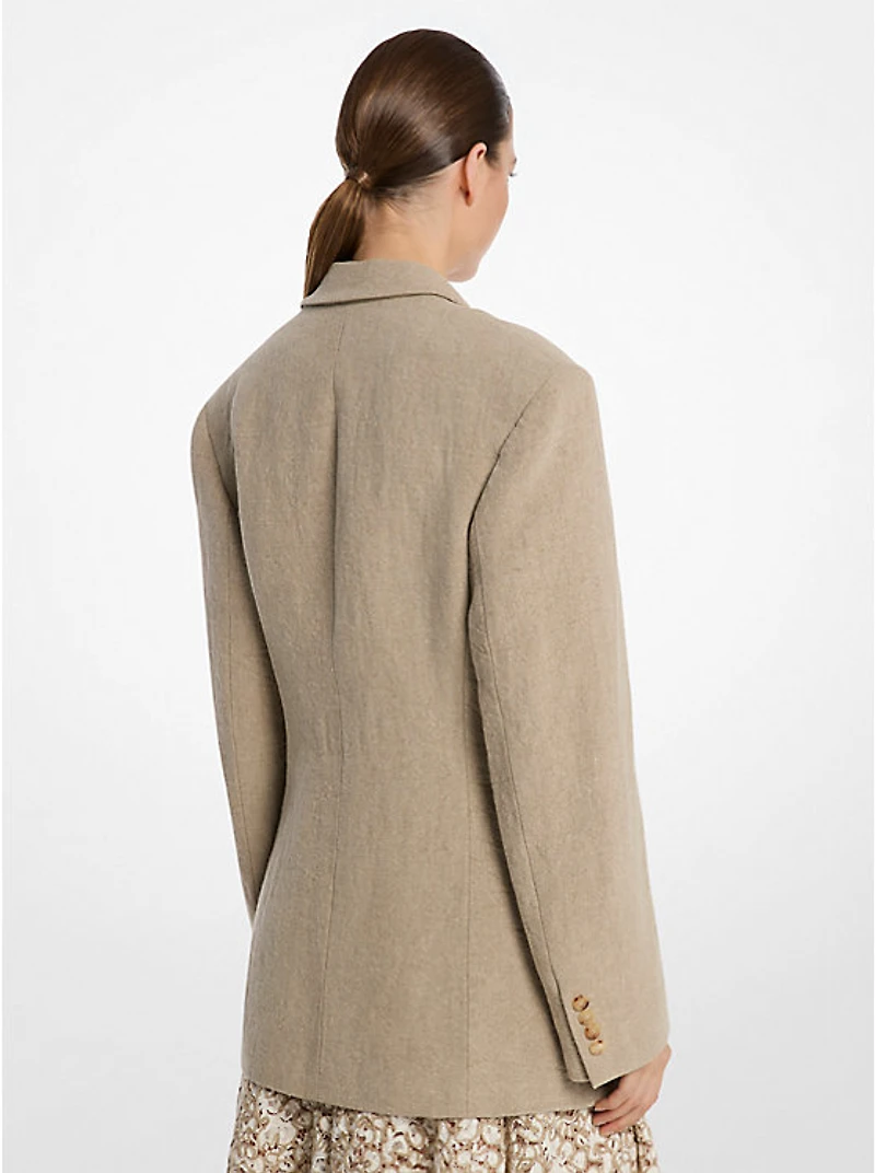 Linen Carved Blazer