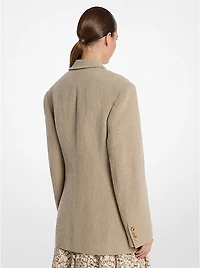 Linen Carved Blazer