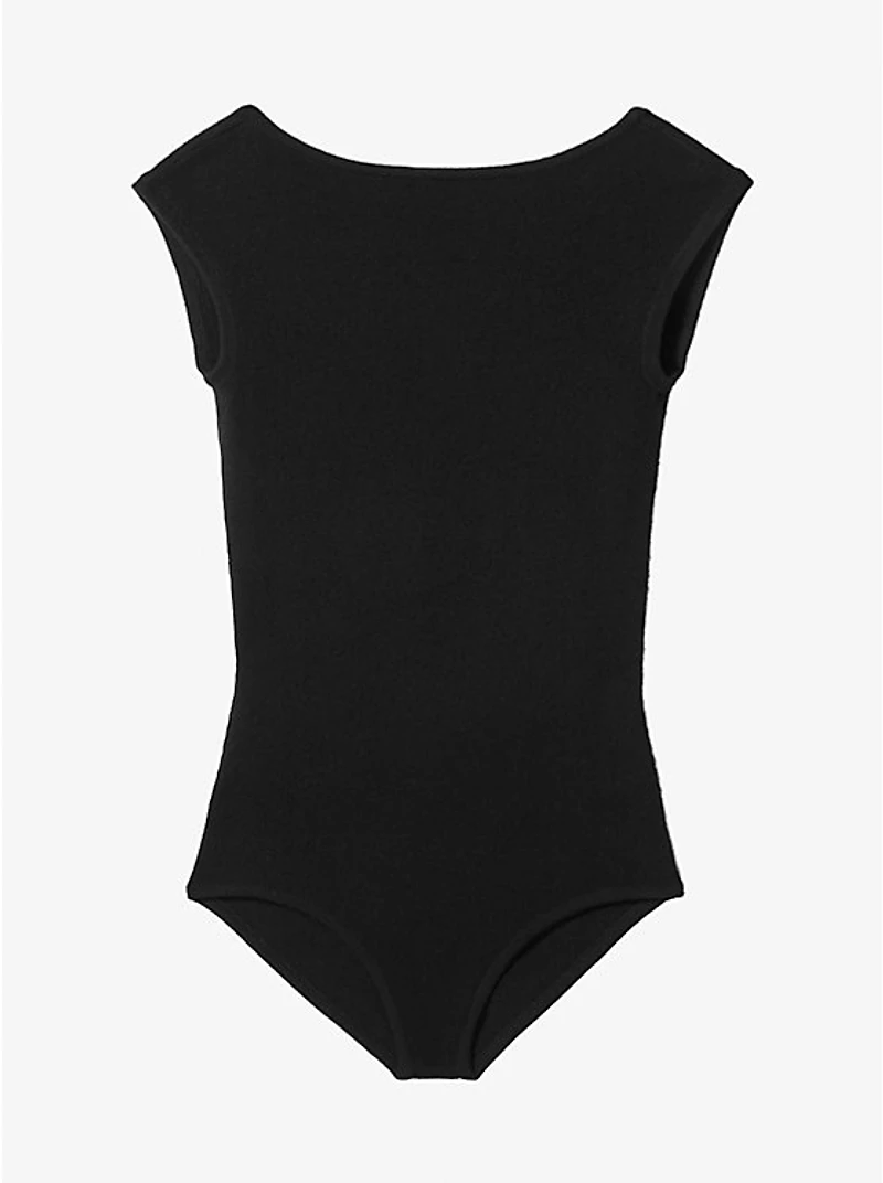 Cashmere Blend Backless Bodysuit