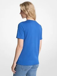 Embellished Logo Cotton T-Shirt