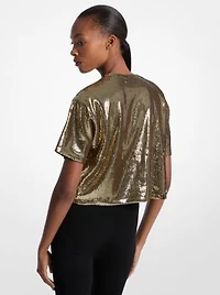 KORS Sequined Boxy T-Shirt