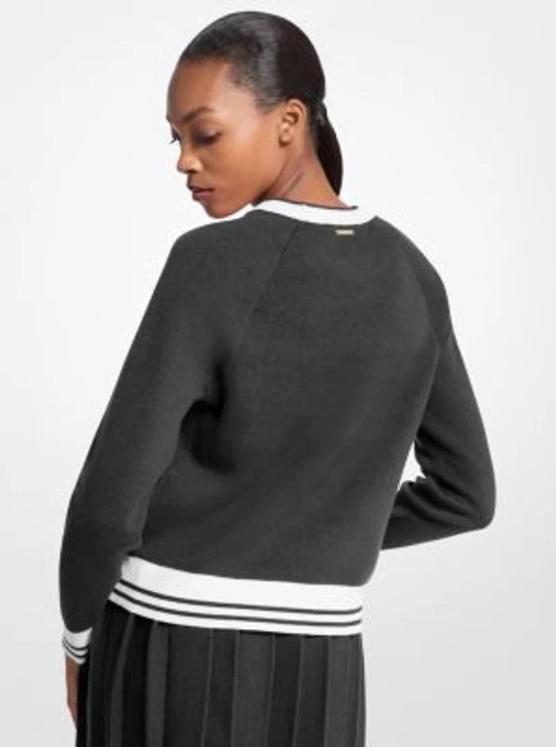 Logo Cotton Blend Sweater