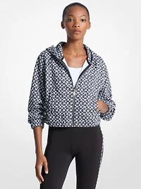 Graphic Logo Cotton Blend Jacket