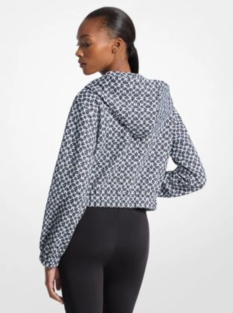 Graphic Logo Cotton Blend Jacket